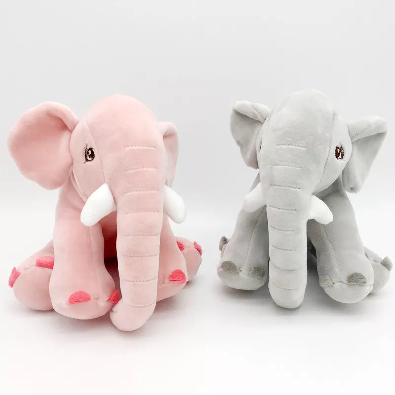 Baby with elephant toy online