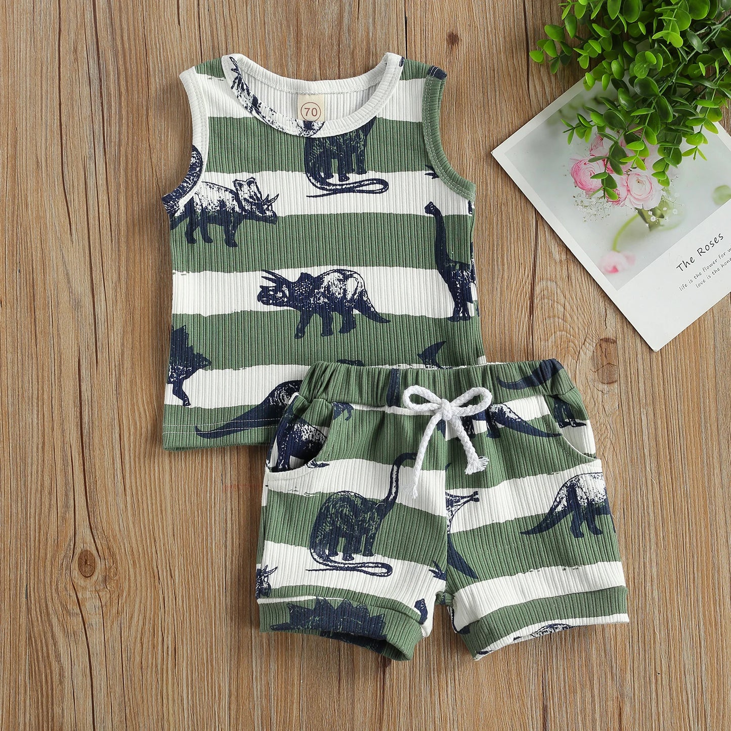 Baby Justin 2Pcs Summer Tracksuit (6M - 3Y)