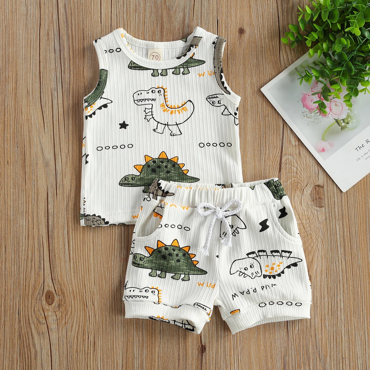 Baby Justin 2Pcs Summer Tracksuit (6M - 3Y)