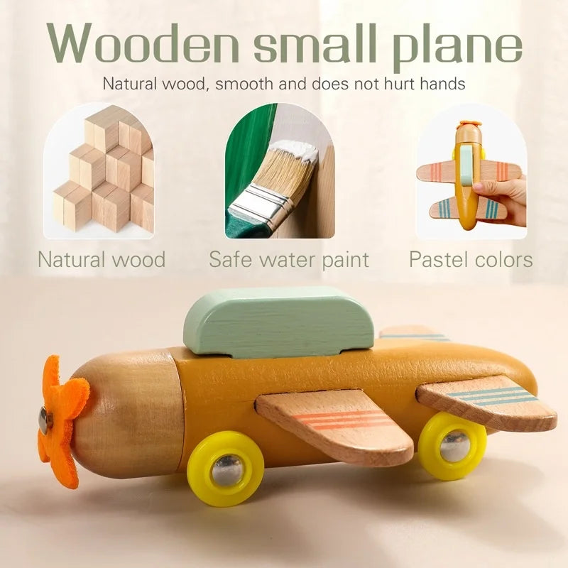 Cartoon Simulation Transportation Airplane For Baby