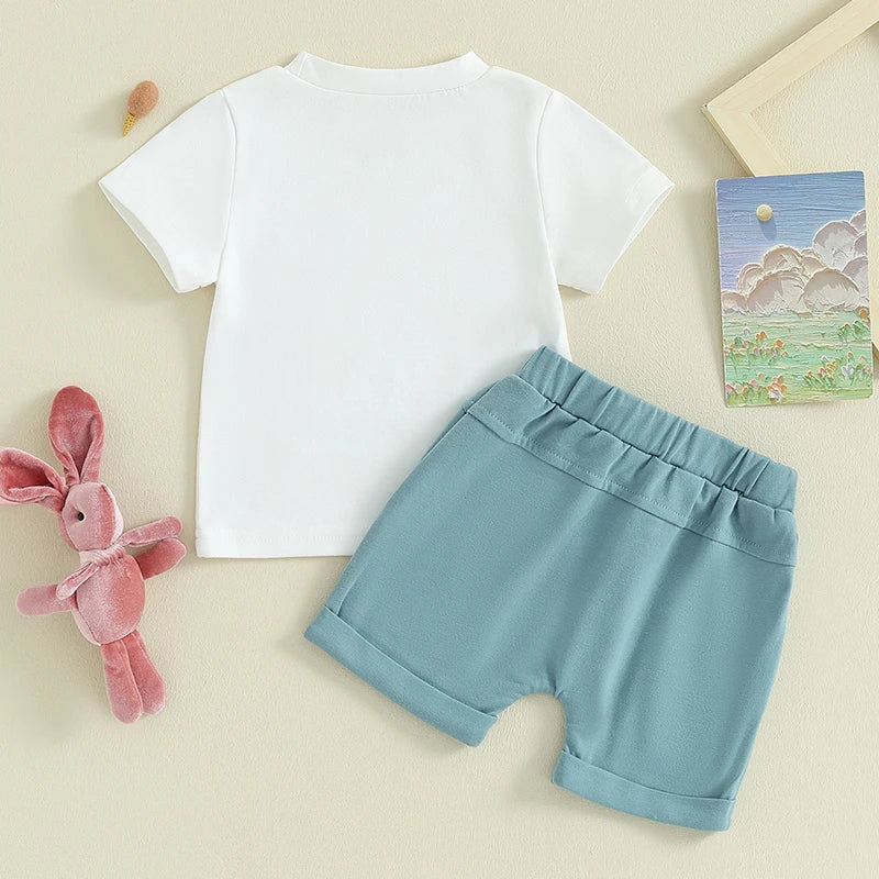 Baby Boy Bunny/Carrot 2Pcs Outfits (6M - 3Y)