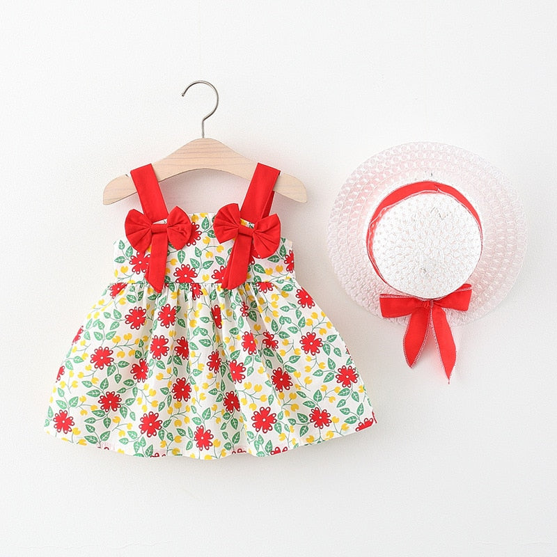 Isabelle Sleeveless Dress+Hat (6M-36M)