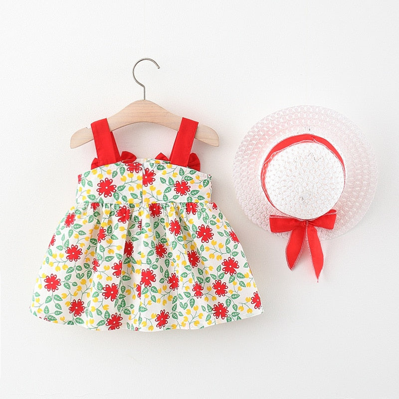 Isabelle Sleeveless Dress+Hat (6M-36M)