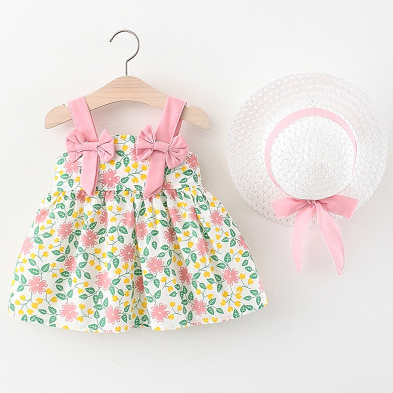 Isabelle Sleeveless Dress+Hat (6M-36M)