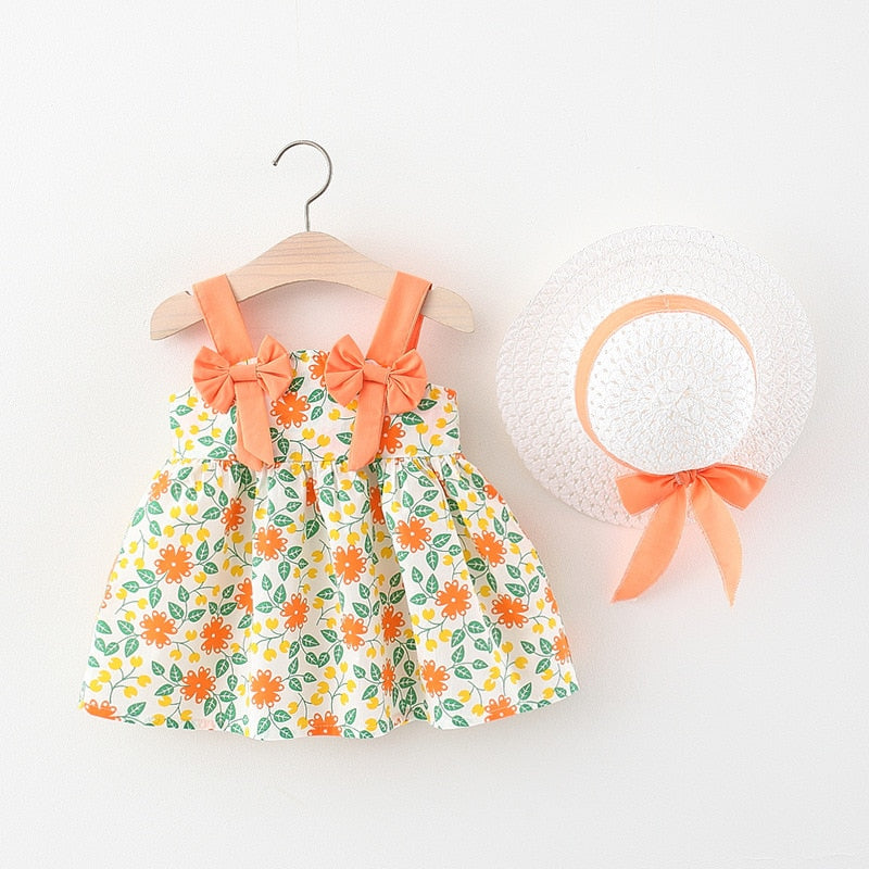 Isabelle Sleeveless Dress+Hat (6M-36M)