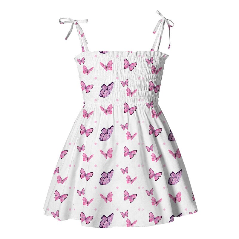 Alina Cartoon Print Sleeveless Dress (12M-5T)